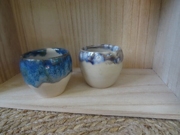 Koffie kopjes (set van 2) met druiprandje