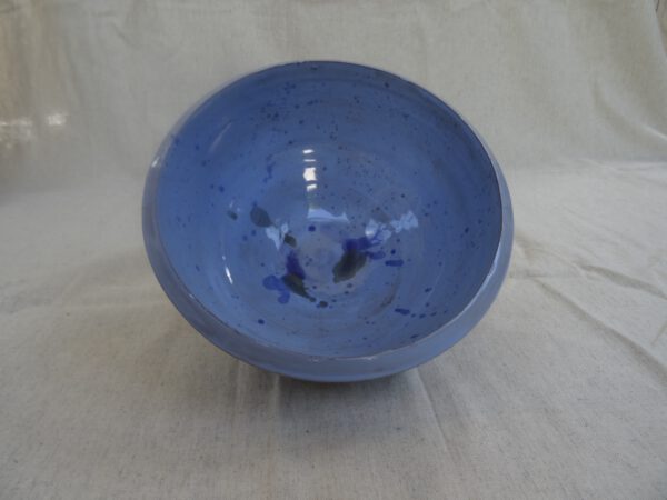 Schaal lichtblauw met spetter