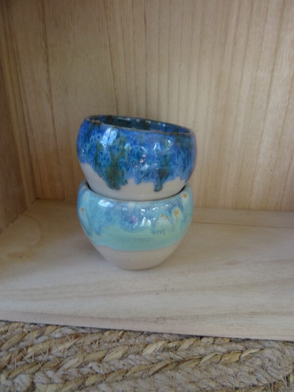 Koffie kopjes (set van 2) met druiprandje