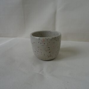 Espresso kopje wit gespikkeld